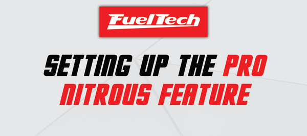 Setting Up The Pro Nitrous Feature