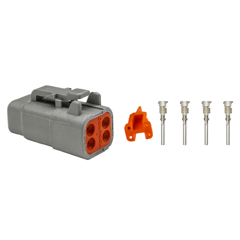 FuelTech EGT-4 Connector Kit - Male with pins