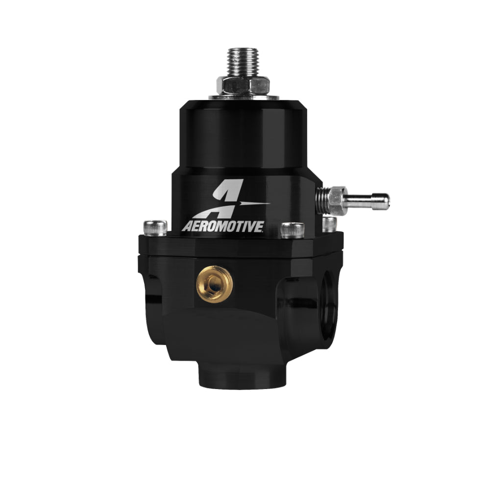 Aeromotive's X1 Series EFI Standard Return Style Regulator provides reliable fuel pressure control, ideal for high-performance engines.