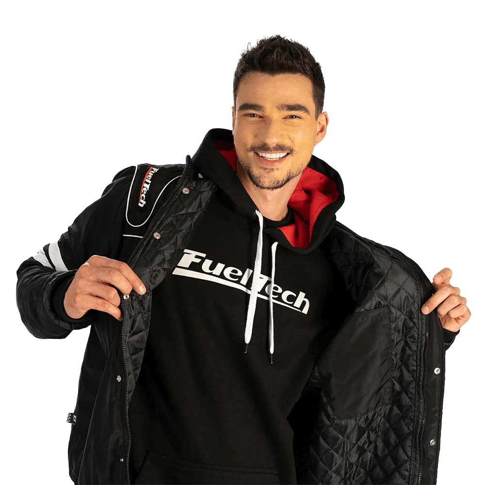 FuelTech Motorsports Track Jacket lining and interior pocket